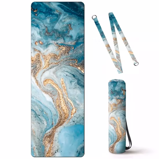 Bolsa para tapete de ioga portátil premium resistente à água ajustável com alça grossa