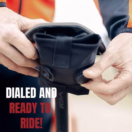 Ferramenta não convencional sob o assento para bolsa de ciclismo de sela para mountain bike de estrada