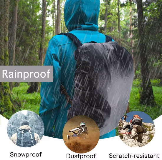 Mochilas de acampamento para proteção contra chuva ao ar livre à prova de poeira capa à prova de chuva