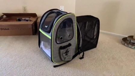 Bolsa para animais de estimação Bolsas dobráveis ​​para cães transportadoras para gatos Saco de viagem respirável para animais de estimação para atacado