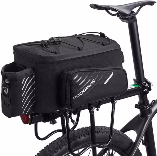Pacote de porta-malas para banco traseiro de ciclismo para bicicleta