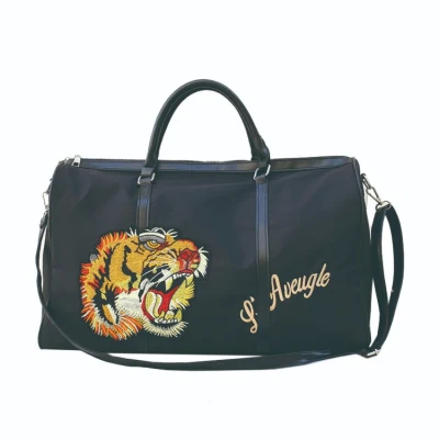 2022 nova bolsa de viagem de mão Oxford personalidade bolsa de fitness cabeça de tigre bolsa masculina feminina esportiva para ioga