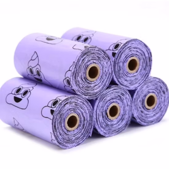 Sacos de cocô de cachorro biodegradáveis ​​personalizados de amido de milho